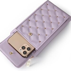 Montana West Purple Cell Phone Wallet/Crossbody. NWOT